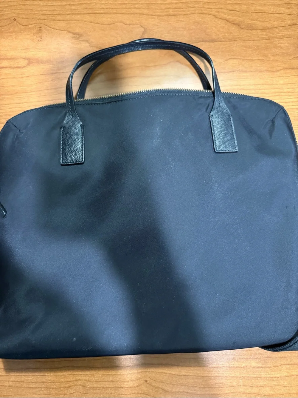 kate spade Black Nylon Laptop Tote with Top Handles